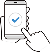 ステップ1のアイコン